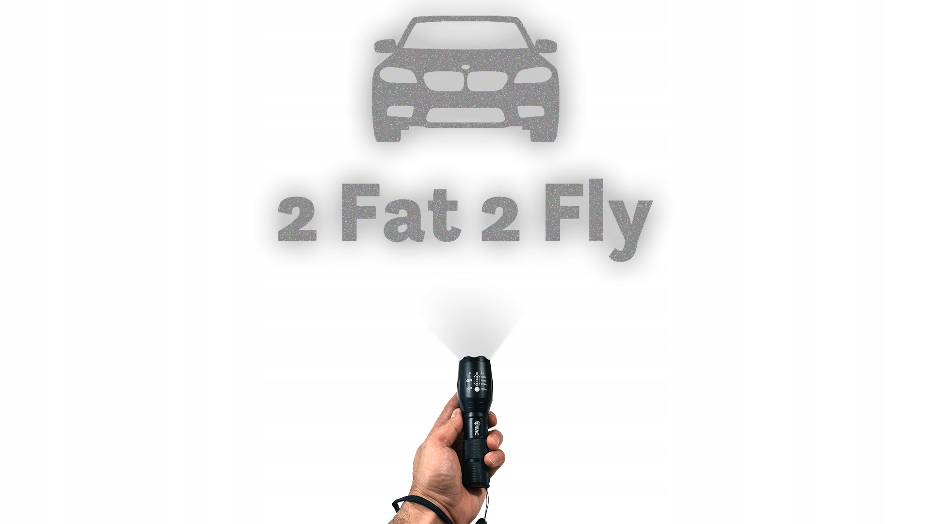 2FAT2FLY - Naklejka na samochód ODBLASKOWA| HOLOGRAM EAN (GTIN) 5904689688007