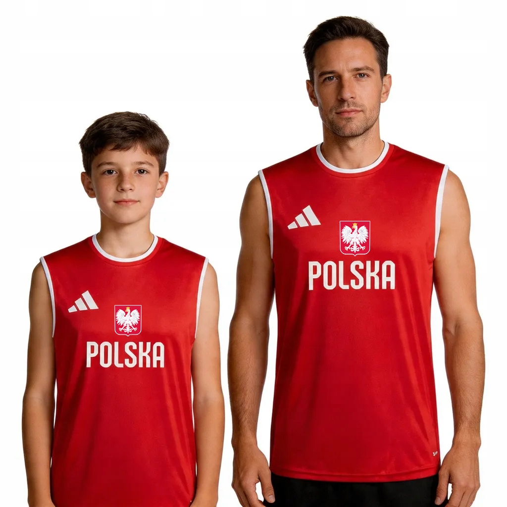 Adidas Polska Koszulka Kibica koszykarska Męska Damska Reprezentacji L