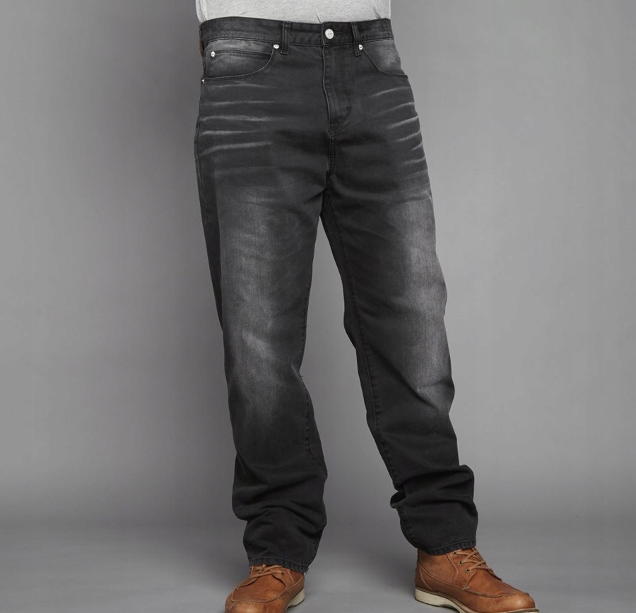 North 56 4 Spodnie Jeans Czarne W62 L30 obw. 158cm