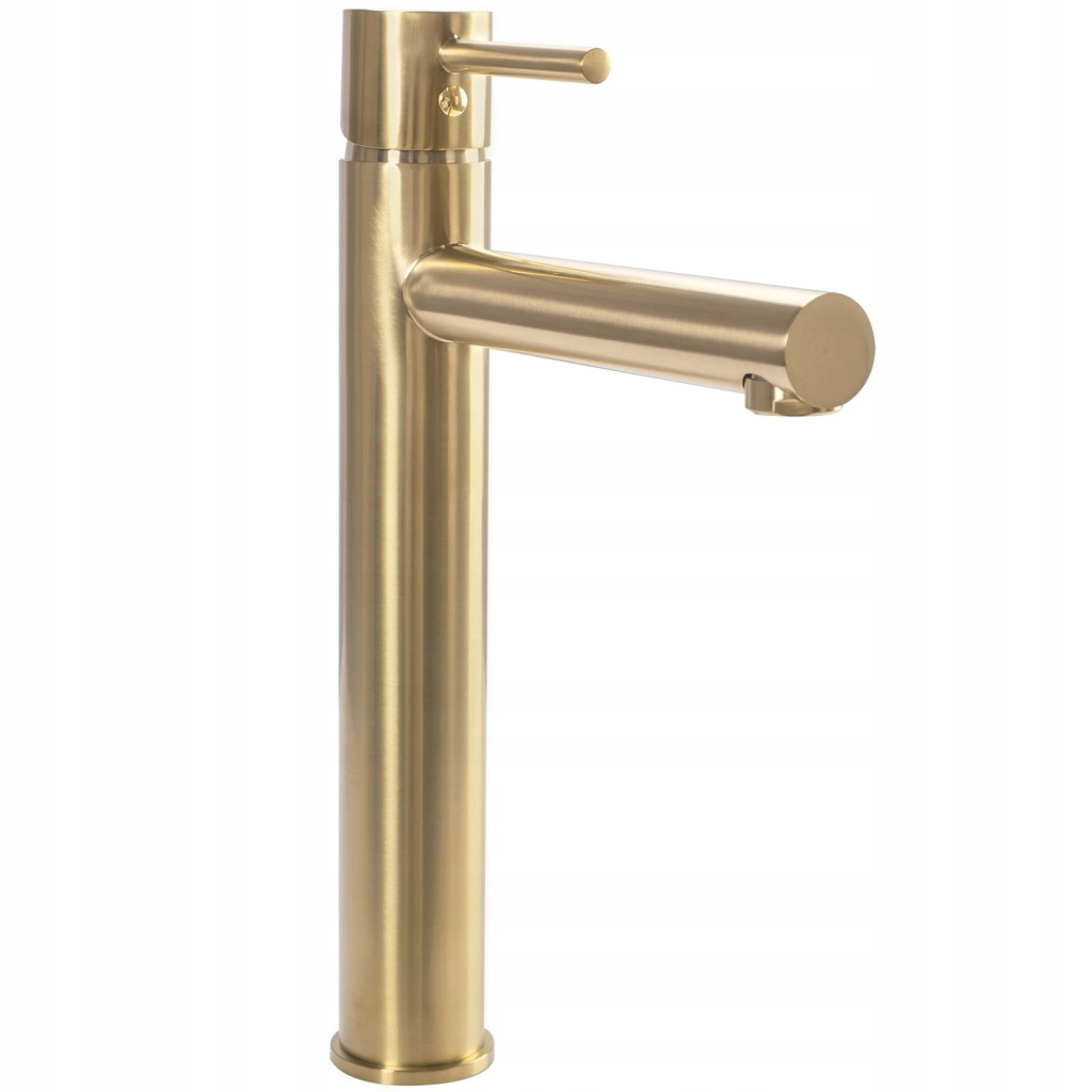 Umývadlová batéria vysoká Tess brúsené zlato Rea -B5660) /sm/