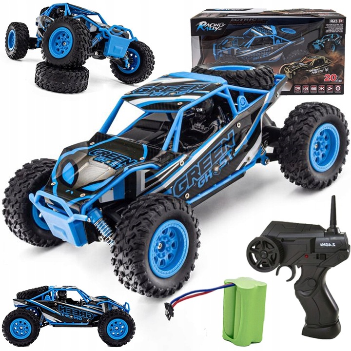 Zdalnie Sterowany Duży Samochód Rc Terenowy Auto 4x4 Crawler Pilot Bateria