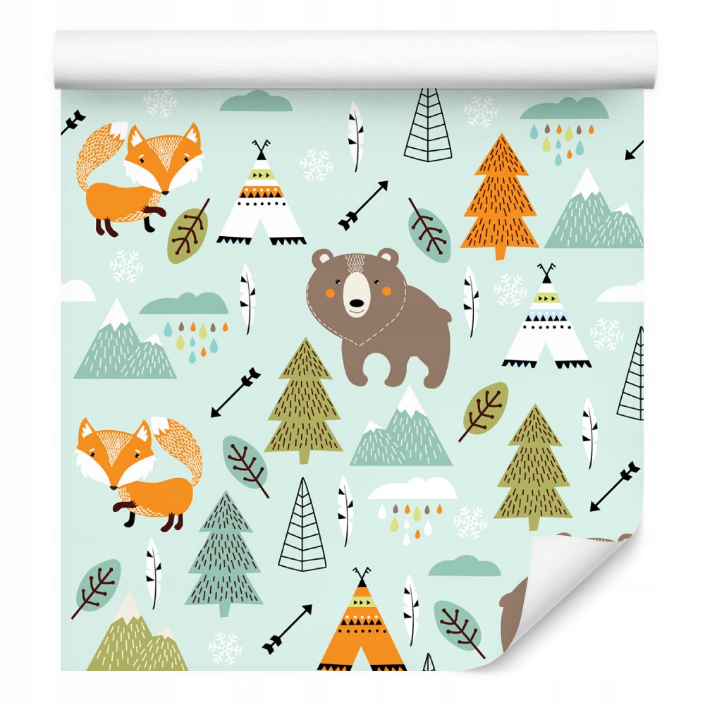 Tapeta pro děti lesní zvířátka /655093447