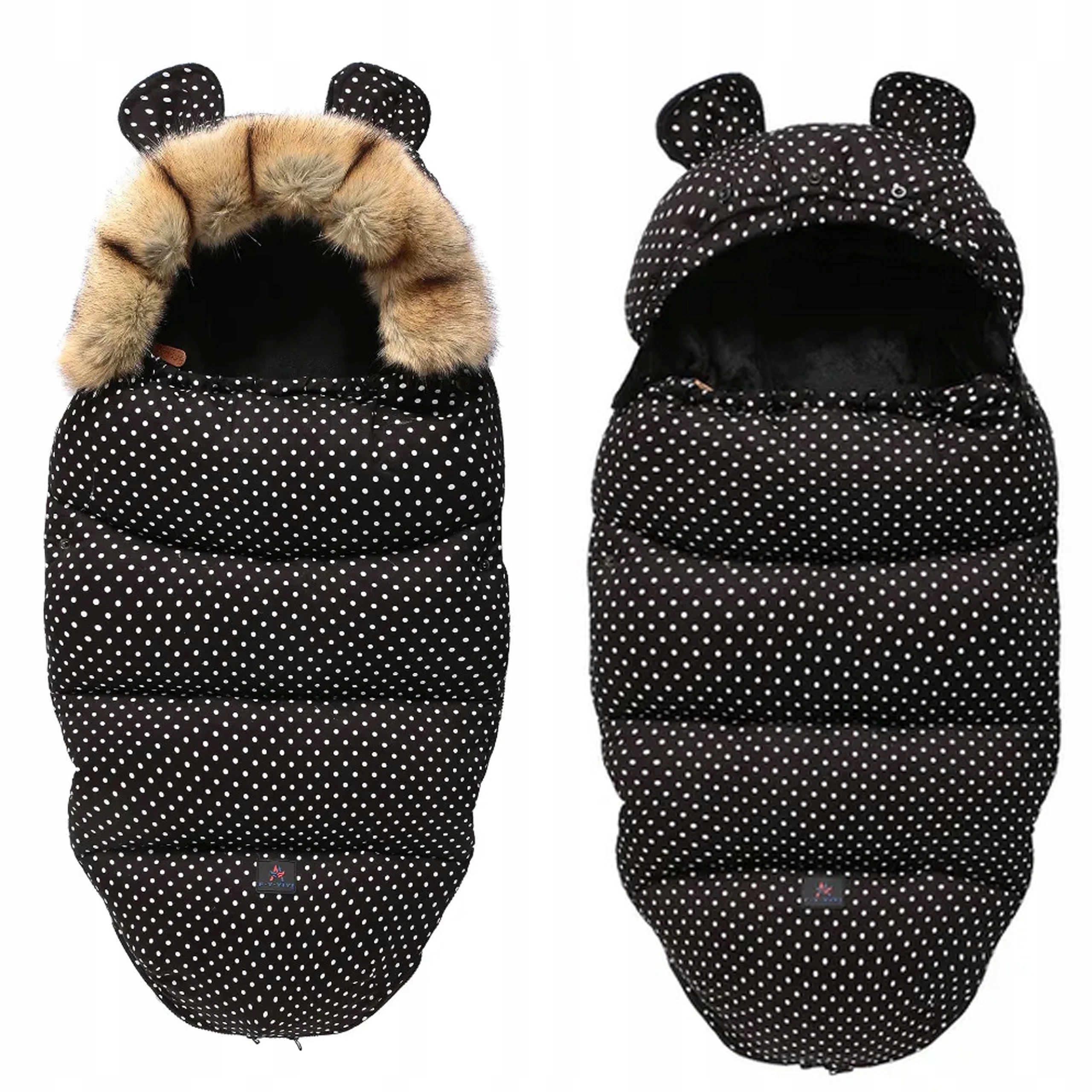 ŚPIWOREK PREMIUM DO WÓZKA GONDOLI SANEK CIEPŁY Z FUTERKIEM ŚPIWÓR OCIEPLANY