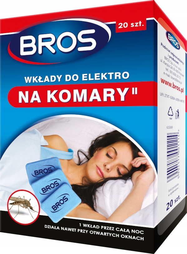 

Bros Elektro płytki na komary do elektro 20szt