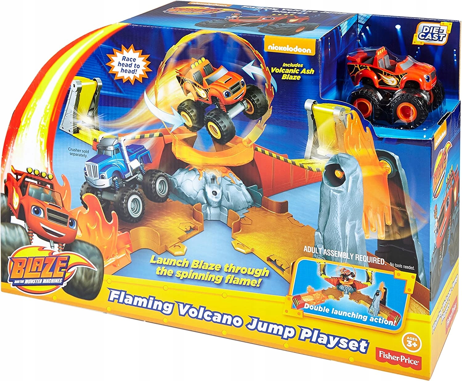 

Fisher Price Zestaw tor Blaze Skok Przez Wulkan