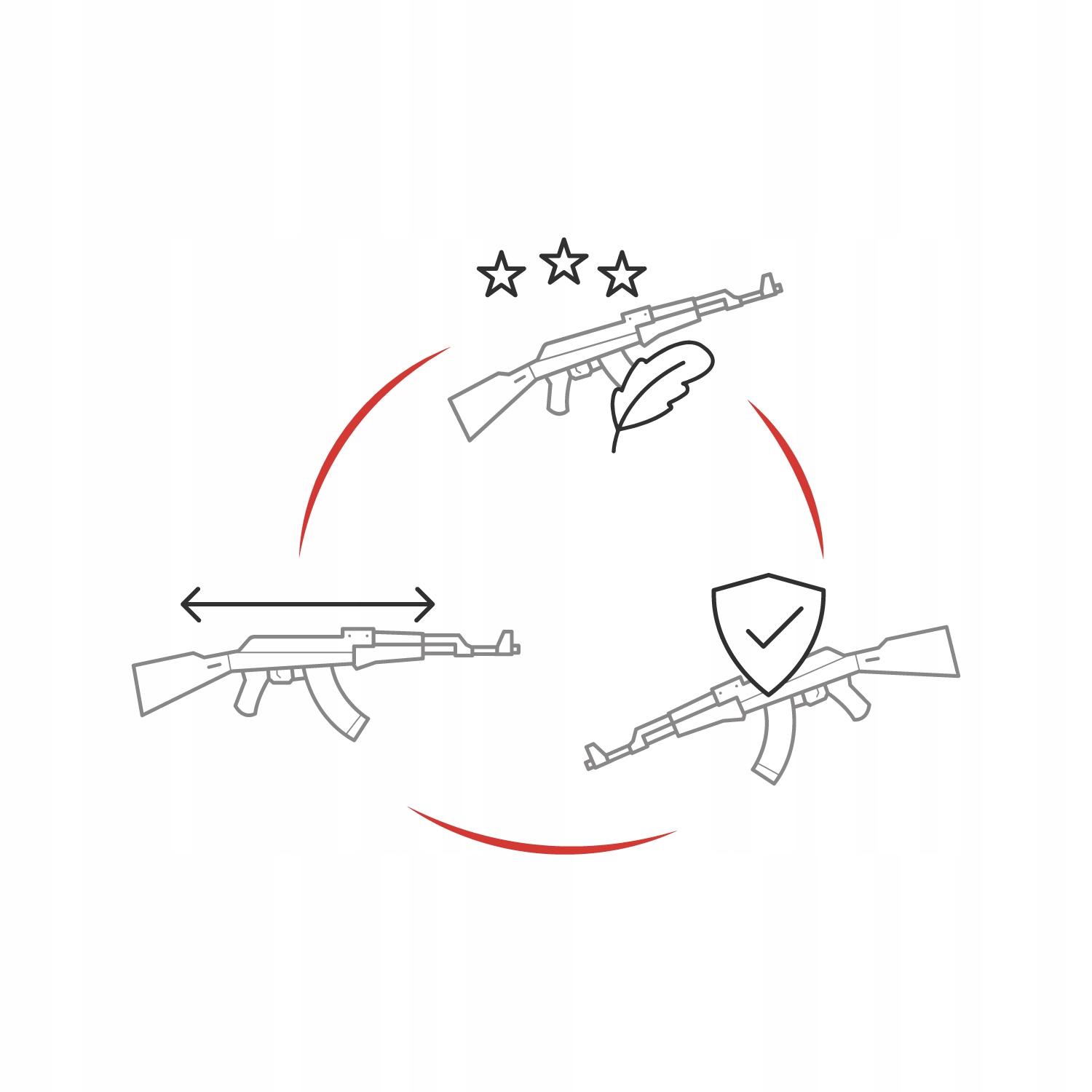 KARABIN SNAJPERKA NA KULKI 6mm LASER PISTOLET 87CM Bohater brak