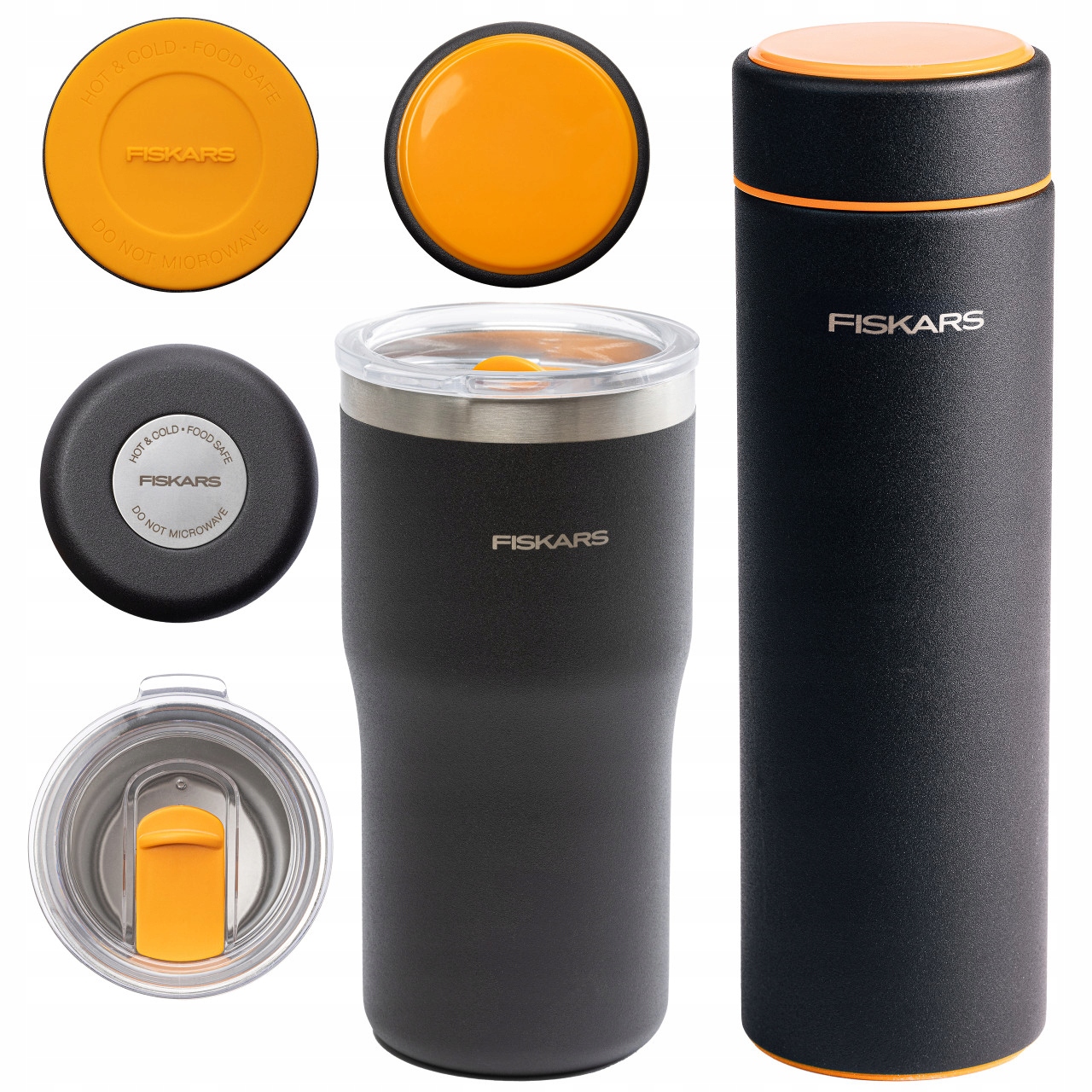 Fiskars On-the-go Kubek termiczny 0,5l+ termos 0,5l na kawę herbatę wodę