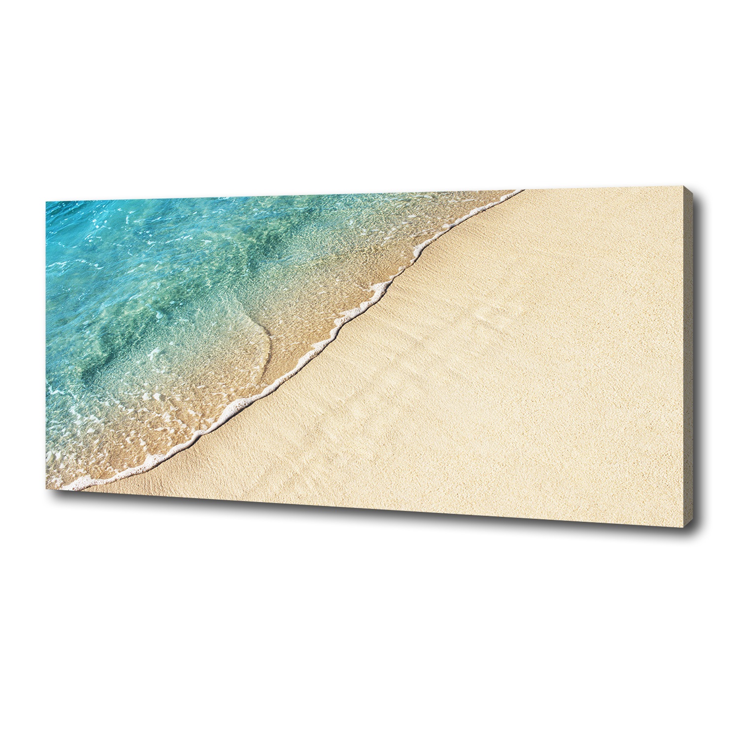 

Foto obraz na płótnie Fala na plaży 125x50 cm