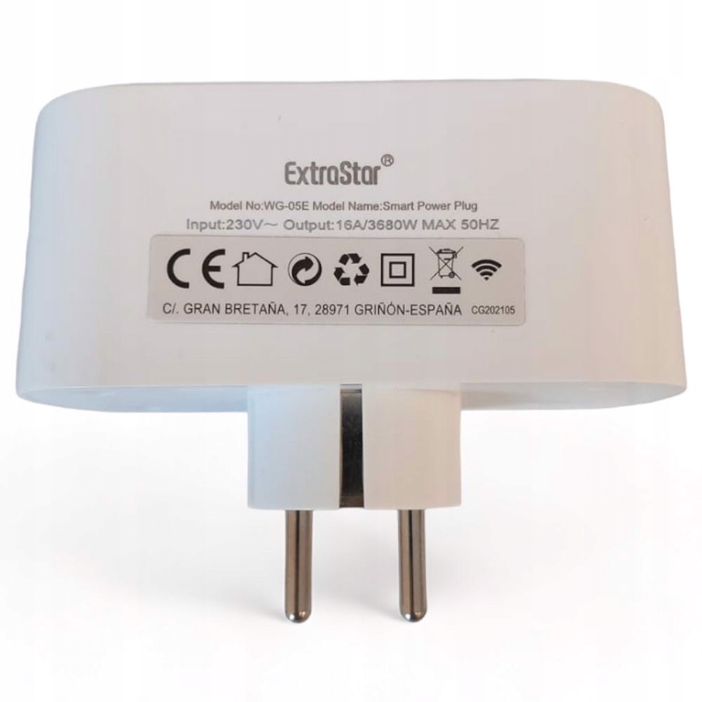 Inteligentny rozgałęźnik sieciowy 2 gniazda 16A Marka bez marki