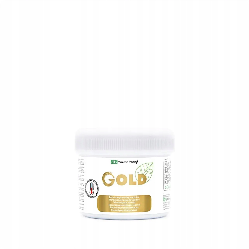 Teplovodivá pasta Gold 100 g 3,57 W/mK -50 °C až 250 °C krabička