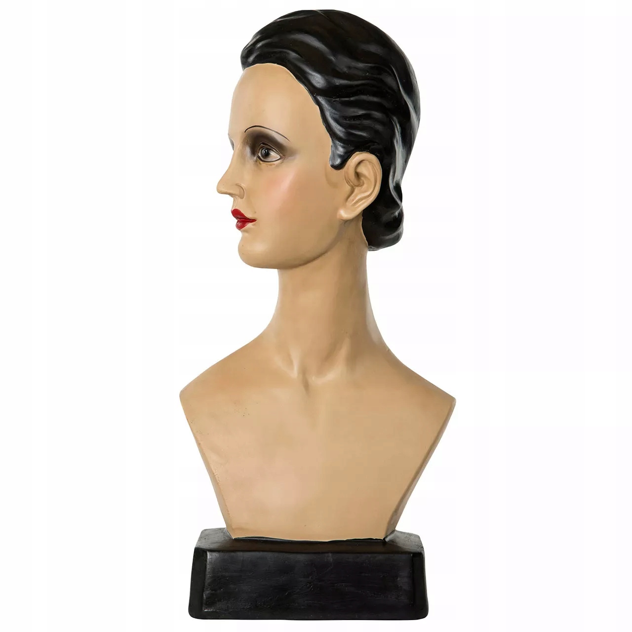 Figurka Dekorativní Socha Žena busta klasický styl do obývacího pokoje 50 cm