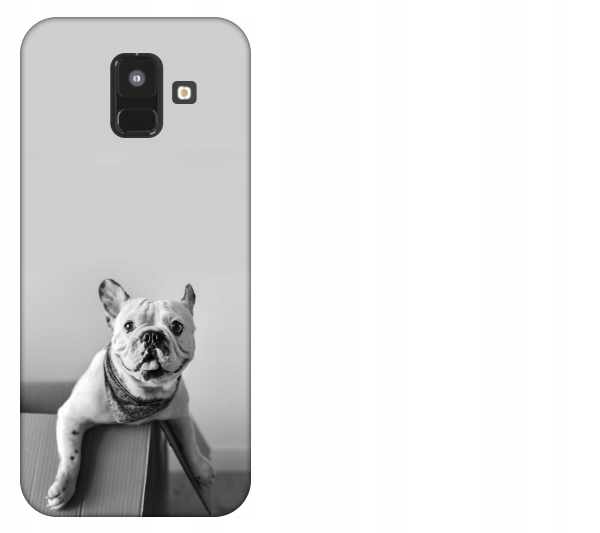 

Etui pokrowiec Samsung Galaxy A6 2018 Pies buldog