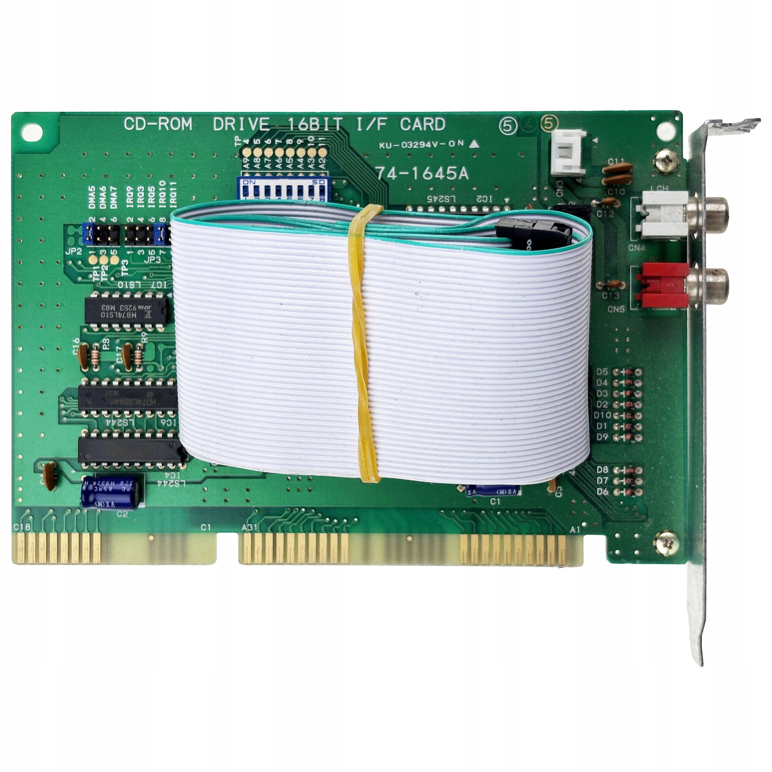ISA CD ROM DRIVE 16BIT I/F CARD 74-1645A 100% OK ŮkI