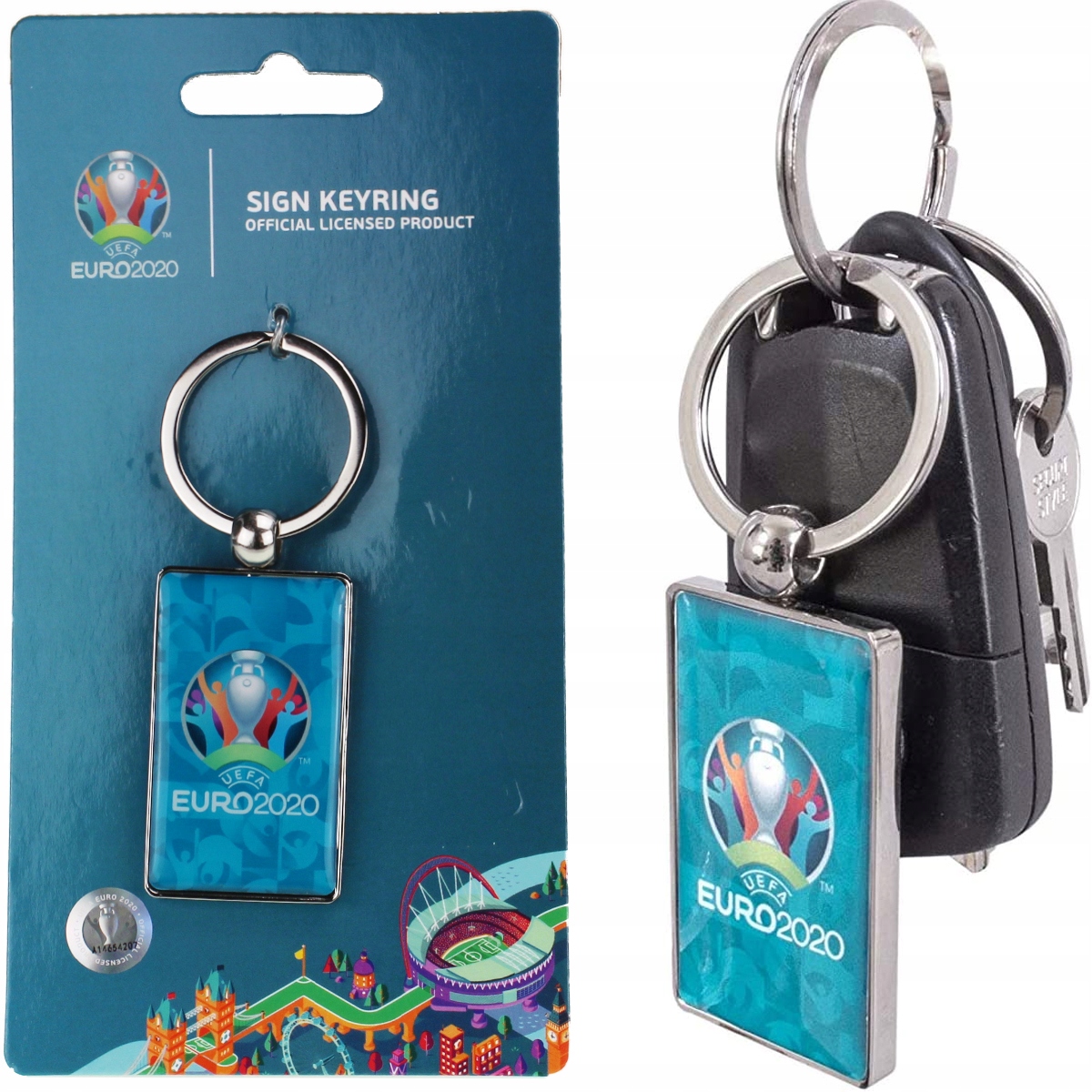 

Brelok Uefa Euro 2020 Oficjalny Produkt Hologram