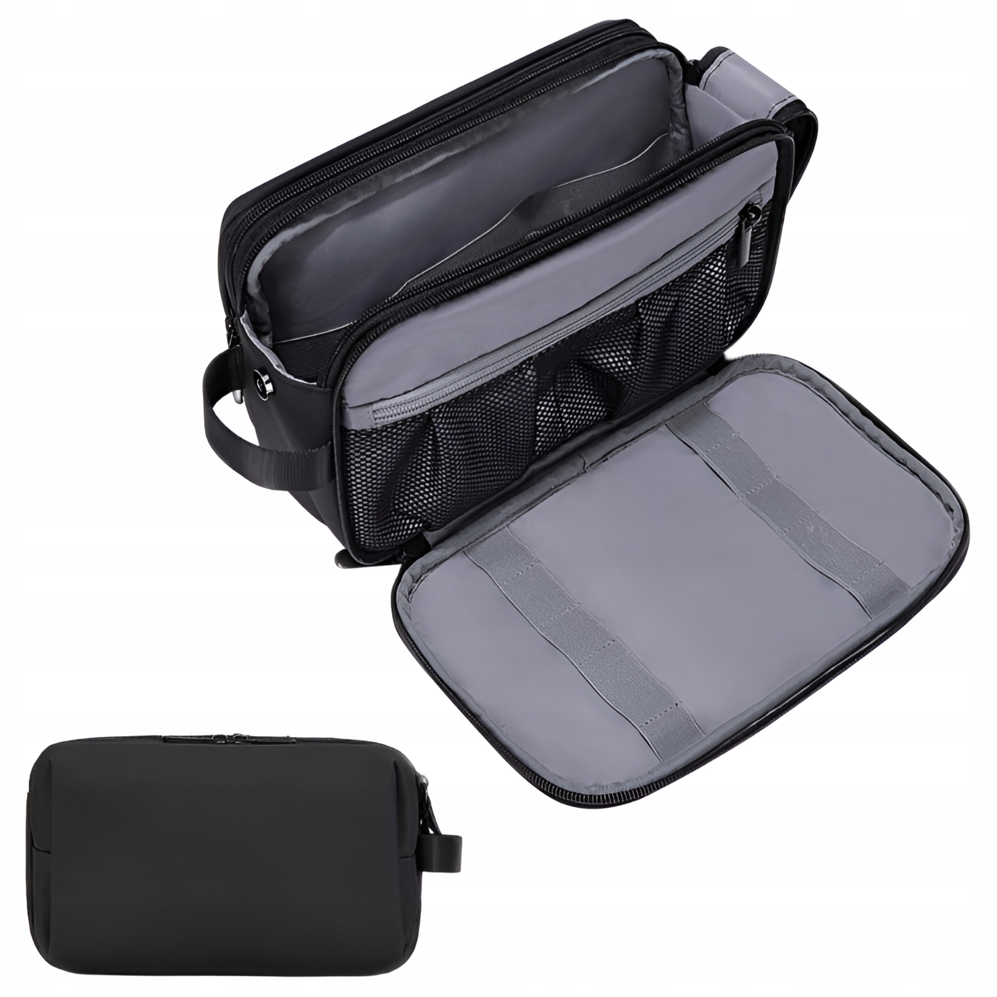 Kosmetyczka Etui Organizer Pojemnik Do Podróży Na Szczoteczkę Pastę Lekka