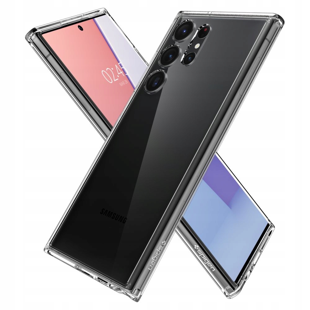 ETUI DO GALAXY S23 ULTRA SPIGEN ULTRA HYBRID PRZEZROCZYSTY Typ plecki