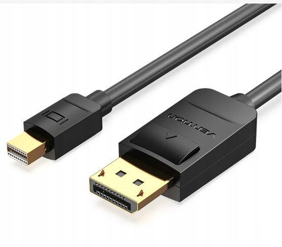 Kabel Vention Hagbj DisplayPort do Hdmi 5m, czarny, Full Hd
