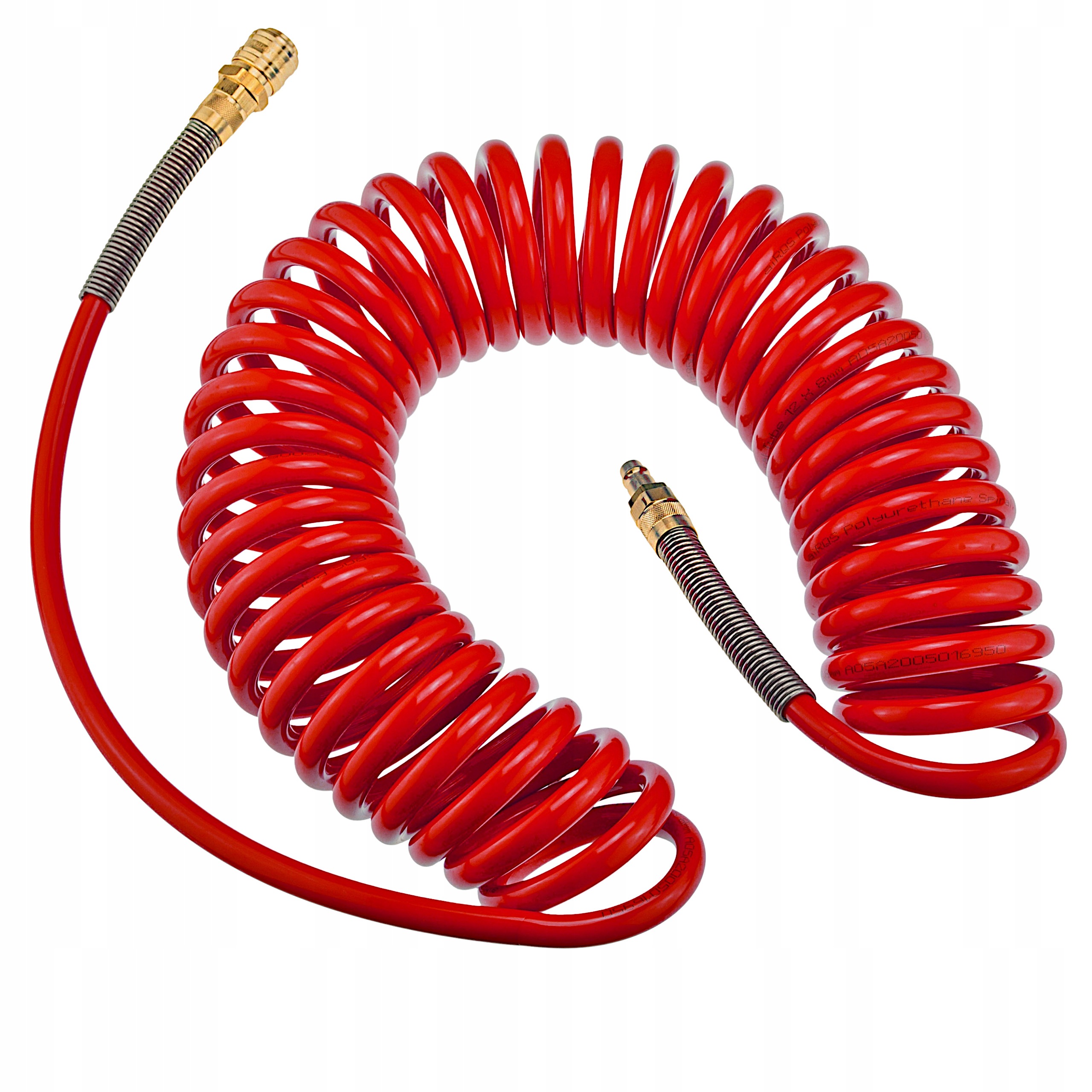 Spirálová Pneumatická Hadice 9 M 8X12 MM 10 Bar Pro Kompresor Rqs