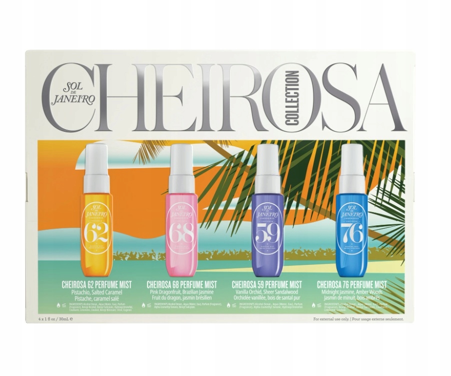 Sol de Janeiro Cheirosa Zestaw upominkowy mgiełek do ciała 62 68 59 76 4x30