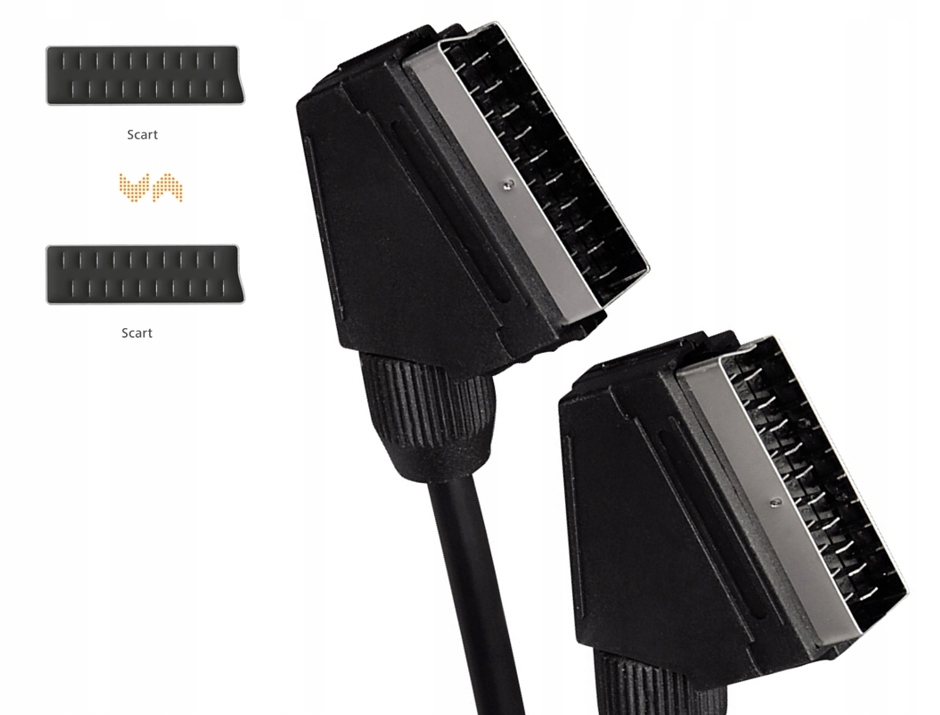 Hama KABEL SCART do DVD projektora 1,5m koszowy Długość kabla 1.5 m