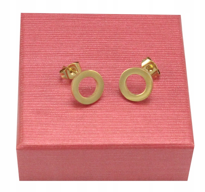 

Kolczyki Złote Kółka Ring Stal Chirurgiczna 316 L