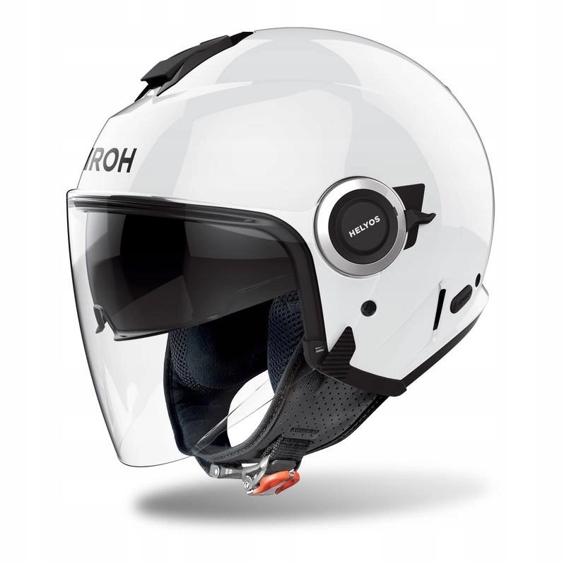 Kask motocyklowy Airoh Helyos Color White Gloss biały Gratisy