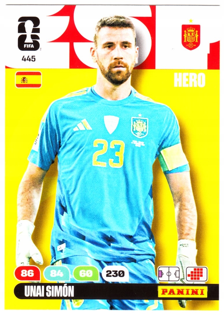 Karta Kolekcjonerska Panini Fifa World Cup 2026 Core Unai Simon 445