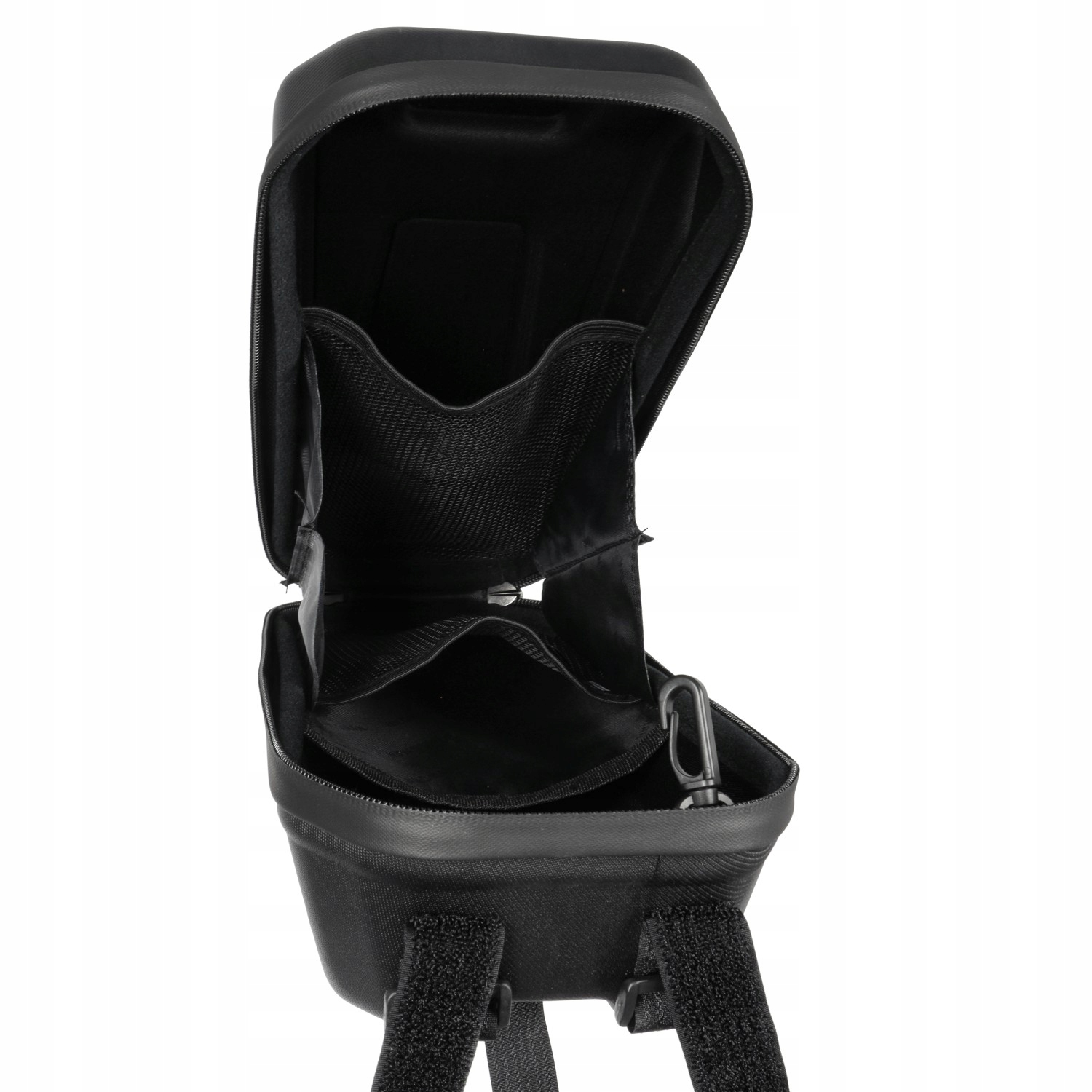 Torba na hulajnogę SAKWA czarna 3L WODOODPORNA podwójny zamek Model SAKWA na hulajnogę