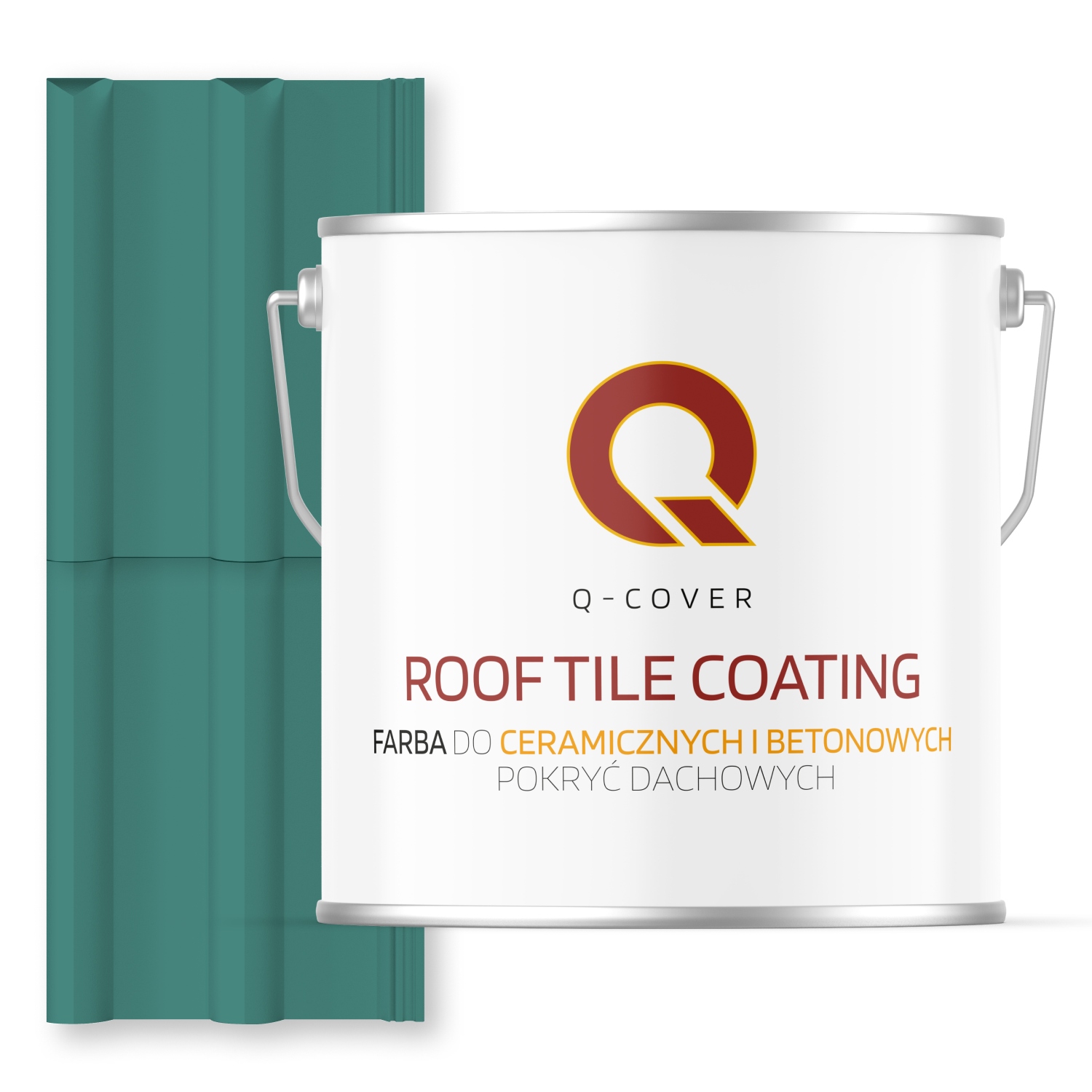 Farba Na Keramické Betónové Strechy, Tyrkysová, Mätová, 6033 5 L, Saténová