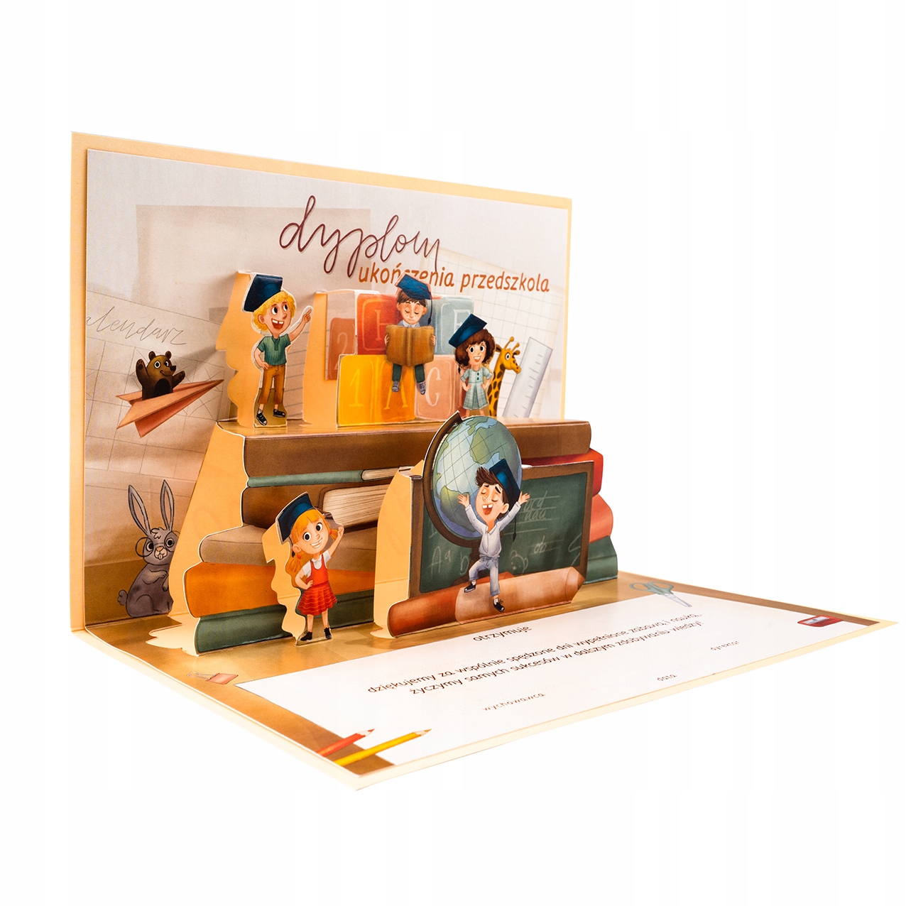 

Dyplom Ukończenia Przedszkola 3D przestrzenny