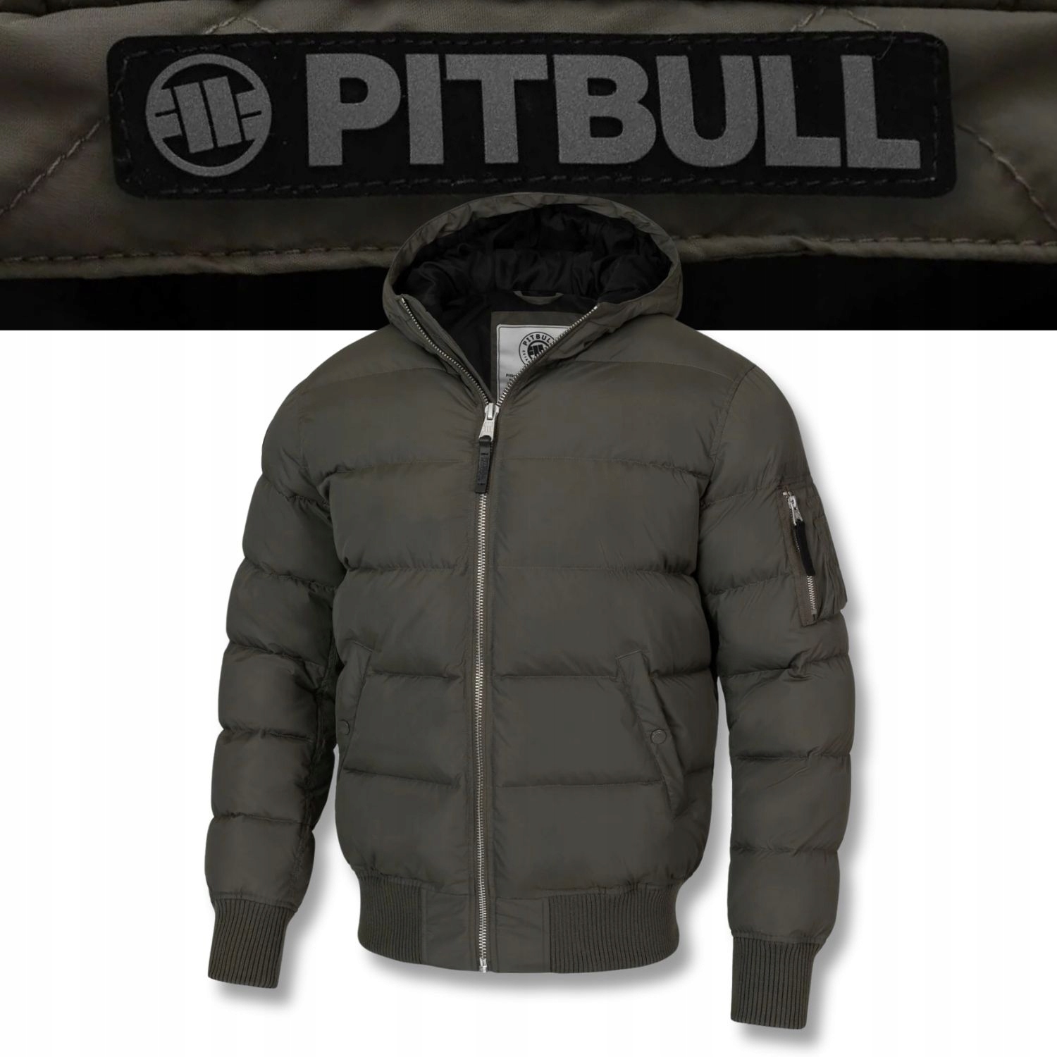 Pánská Zimní bunda Pitbull Bunda s kapucí Teplá prošívaná Gopher
