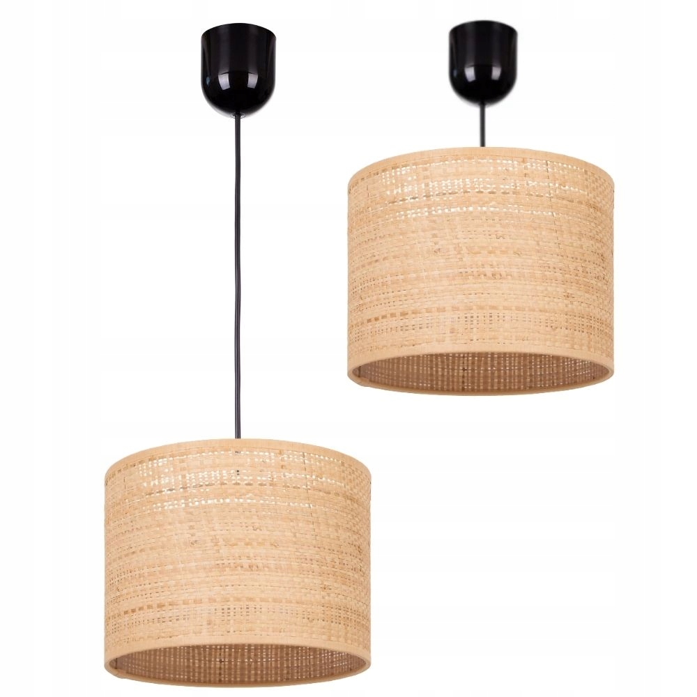 

Lampa Wisząca 1PŁ Sufitowa Abażur Ratan Rattan