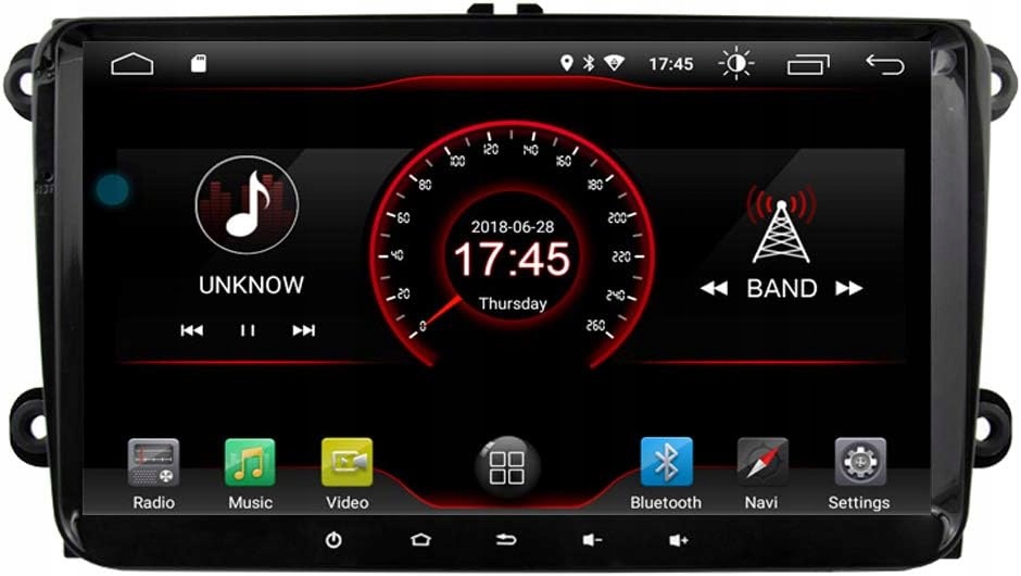 Autorádio Pre Vw Volkswagen Škoda Golf Gps Android 8+128