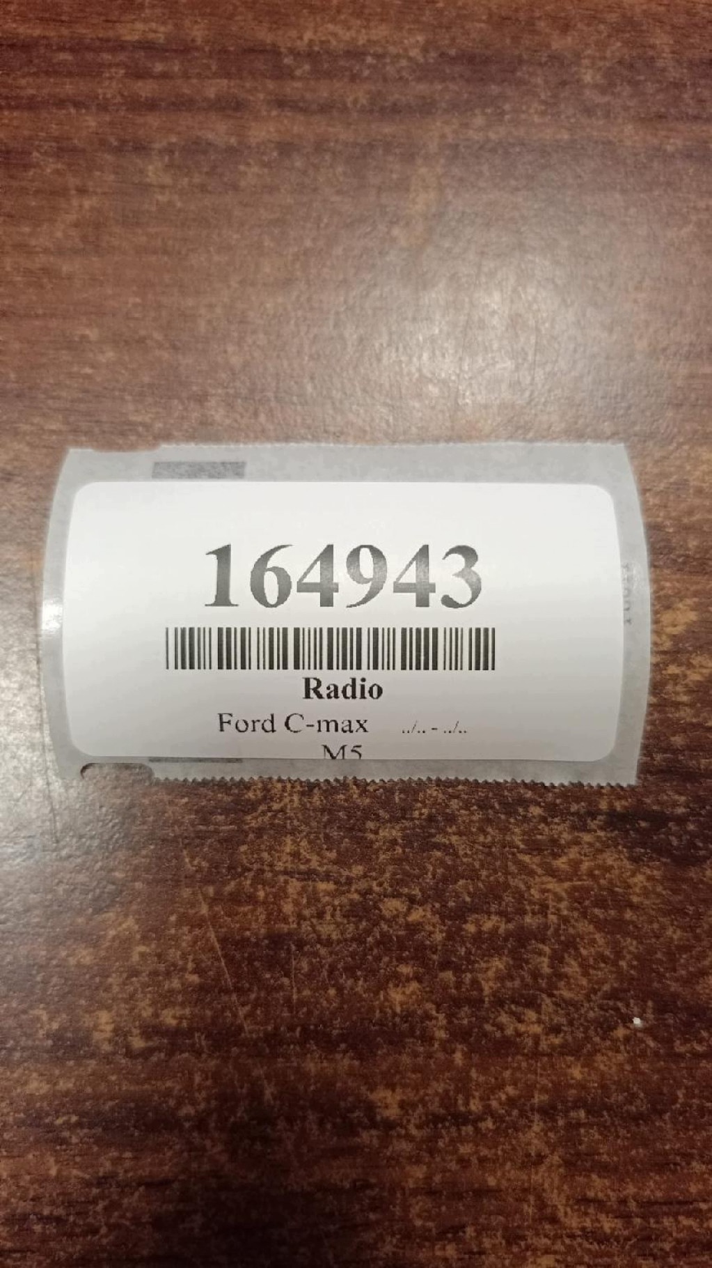 FORD C-MAX RADIO 7M5T18C815AA
