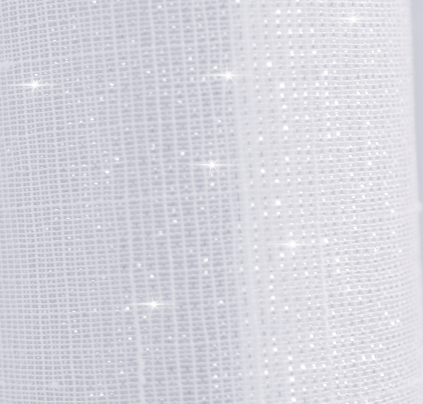 GOTOWA FIRANA BIAŁA BATYST SZRON SREBRNA NIĆ Wzór klasyczny