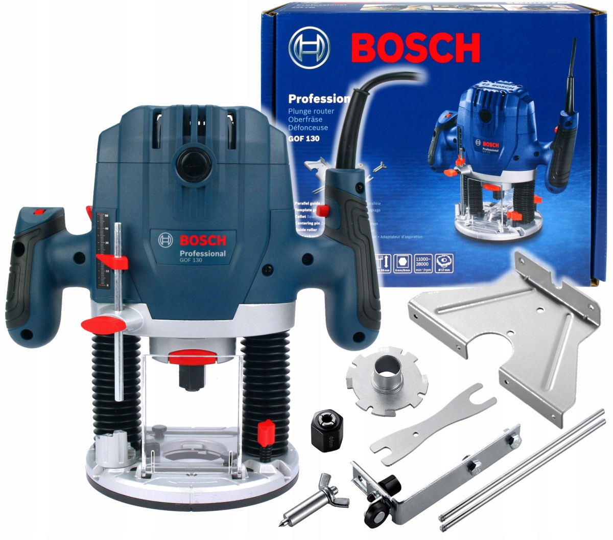 

Frezarka Górnowrzecionowa 1300W Gof 130 Bosch