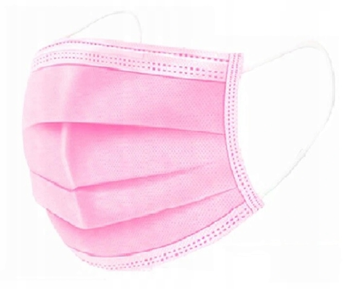 

50 szt. Różowe Maseczki ochronne Nowość - od ręki!