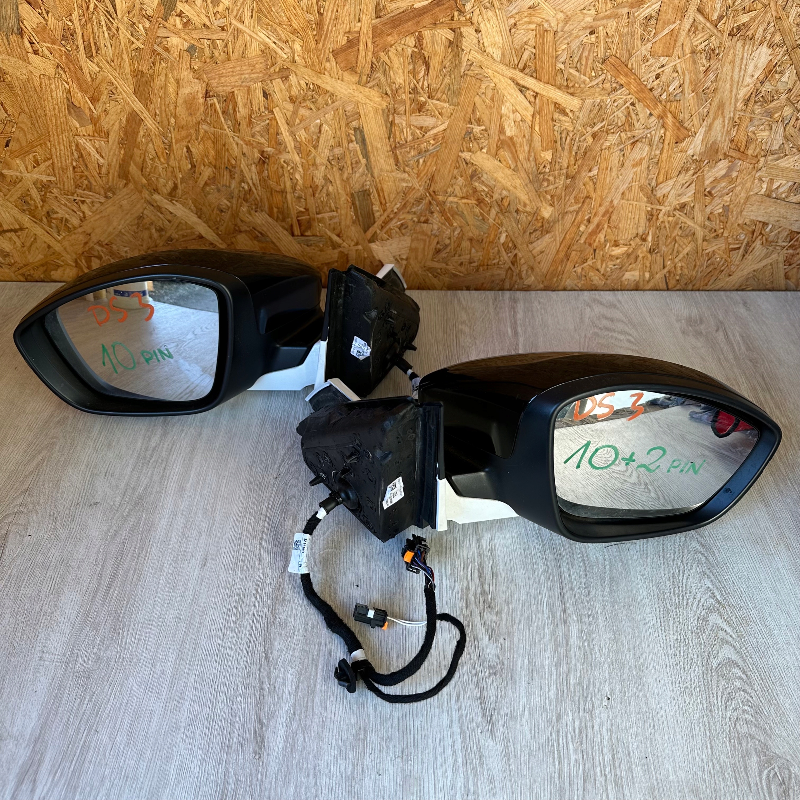 mirror left 10 PIN right 12 PIN CITROEN DS3