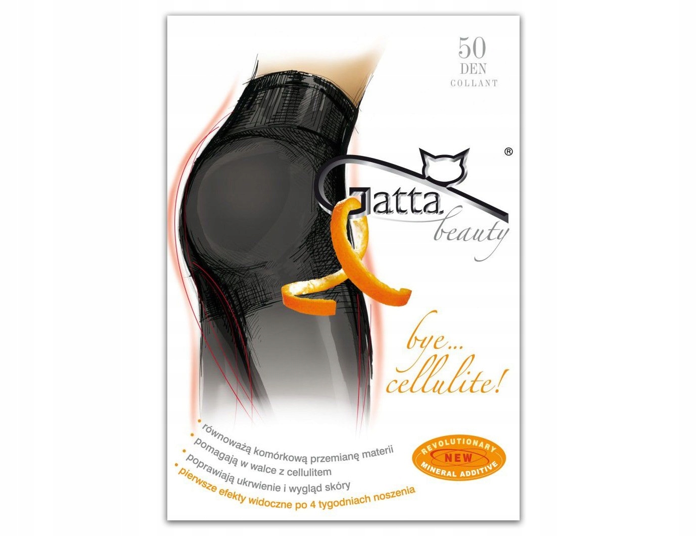 

Gatta Rajstopy Bye Cellulite 50DEN 3-M Grafit
