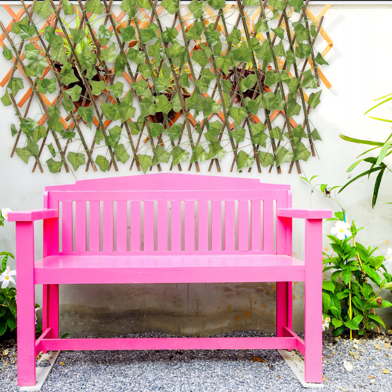 PŁOT EKRAN PRYWATNOŚCI DEKORACJA DONICZKA NA ZEWNĄTRZ Długość 41 cm