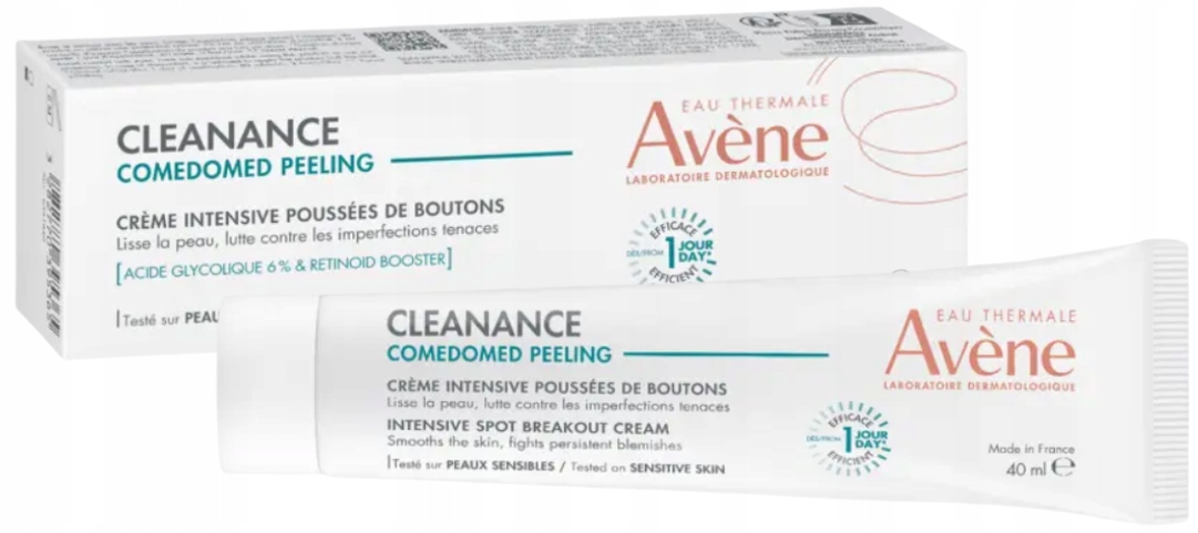 Avene Cleanance Comedomed Peeling krem do twarzy na wypryski 40 ml