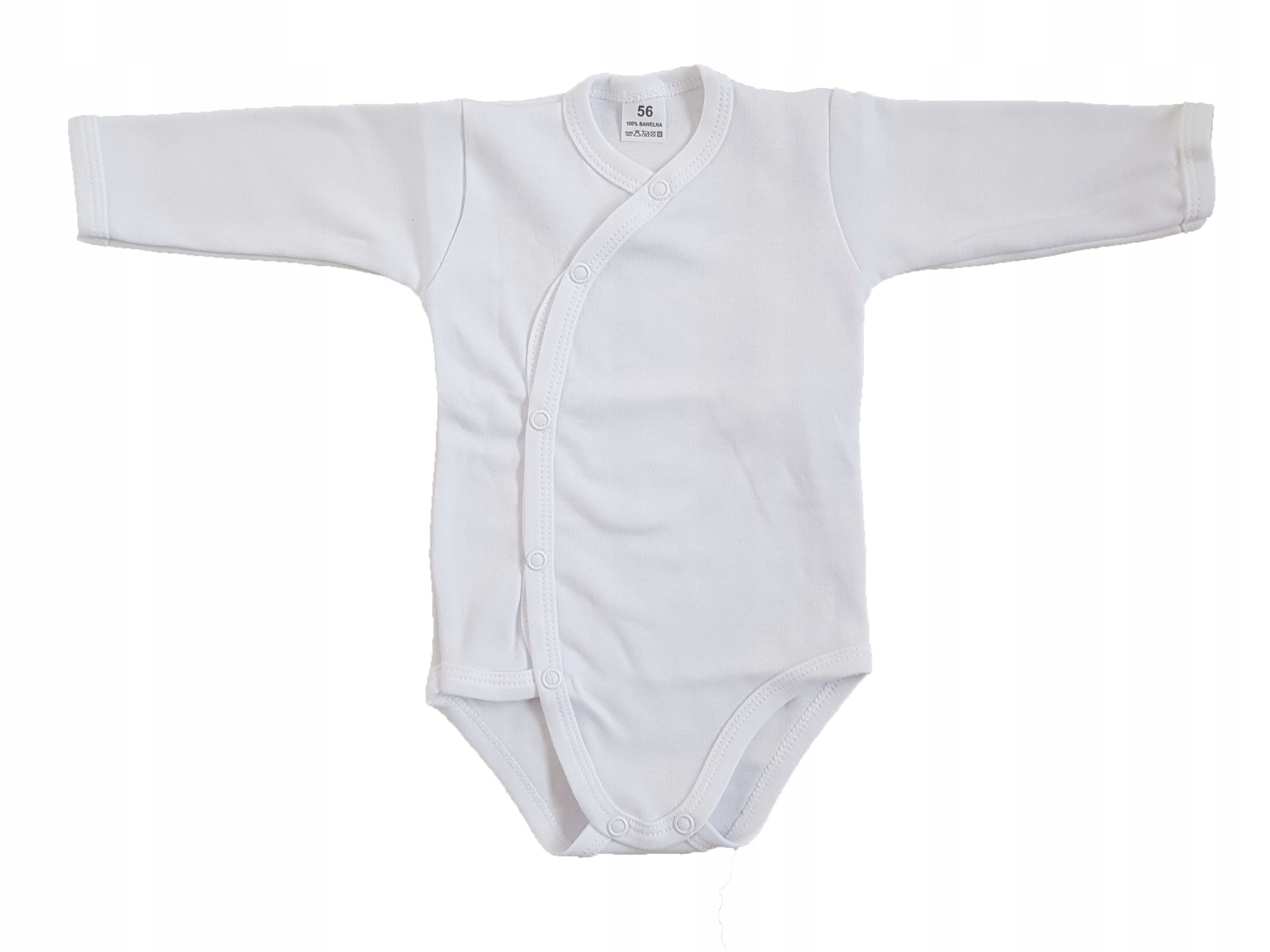 

Body długi rękaw kopertowe na skos r. 98 Bawełna