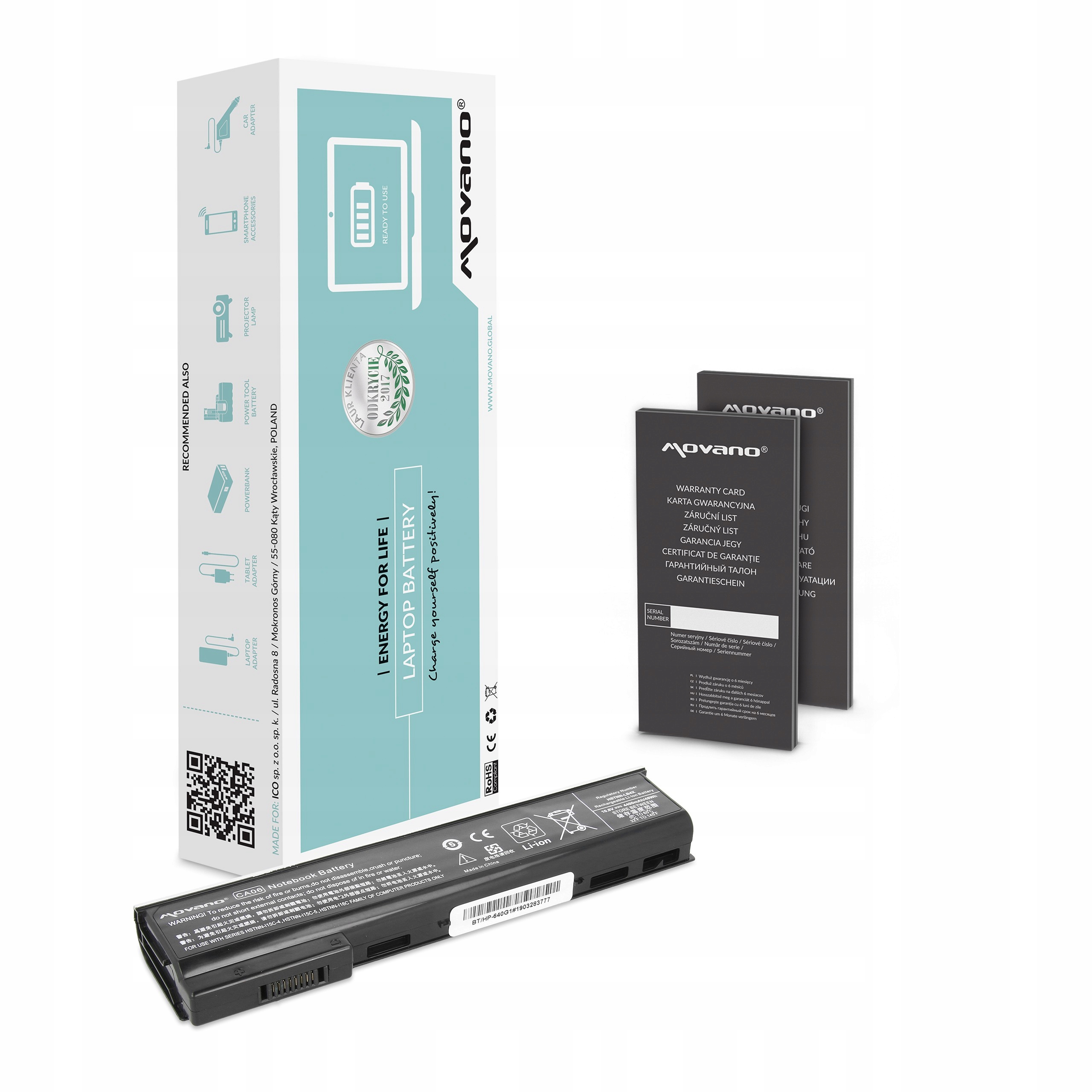 Baterie Movano pro Hp ProBook 640 G0, G1