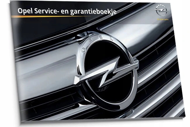 

Opel Holenderska Książka Serwisowa Lift