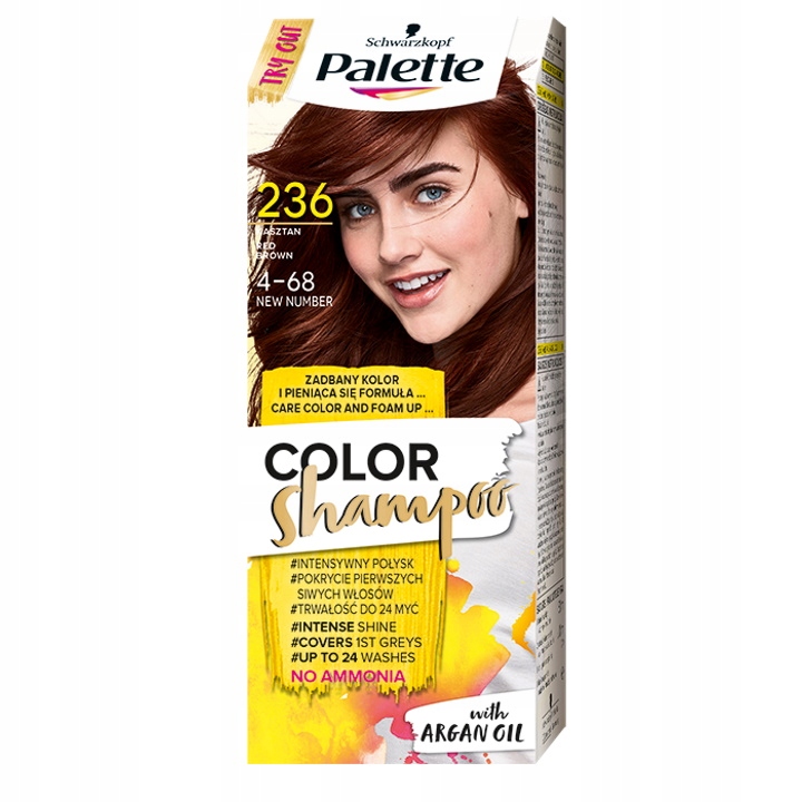 

Palette Szampon Koloryzujący 236 Kasztan 24 mycia