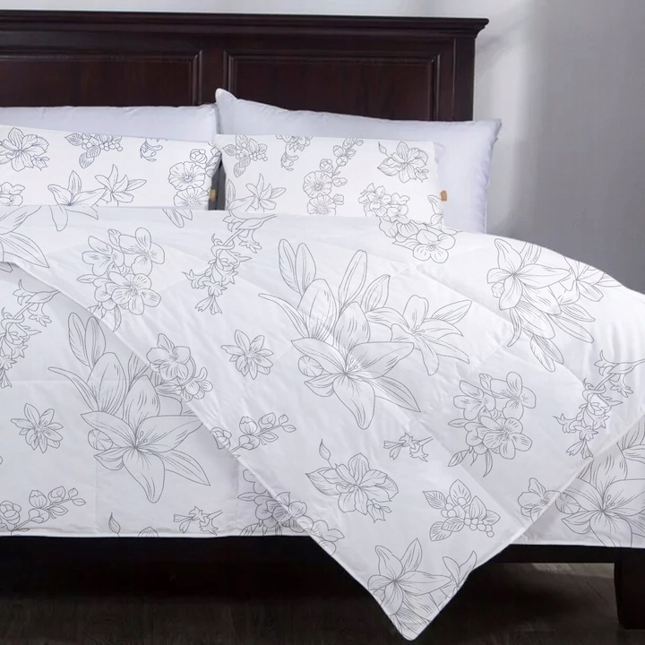 KOŁDRA CAŁOROCZNA ANTYALERGICZNA 200x200 CIEPŁA POLSKI PRODUCENT LEKKA Marka YesHome