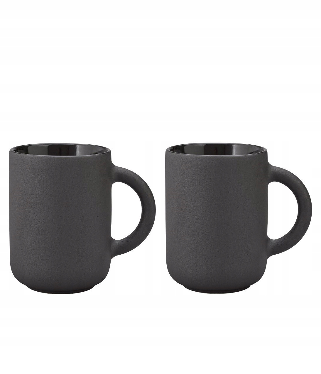 Keramické hrnčeky Theo 0,35 l, čierne, Stelton