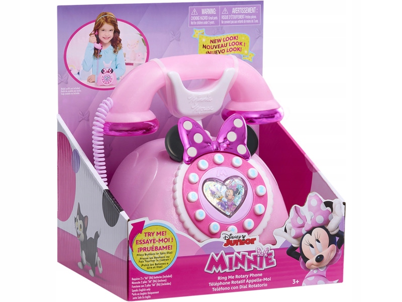 Zabawka interaktywna JUST PLAY Telefon retro Myszka Minnie Ring Me
