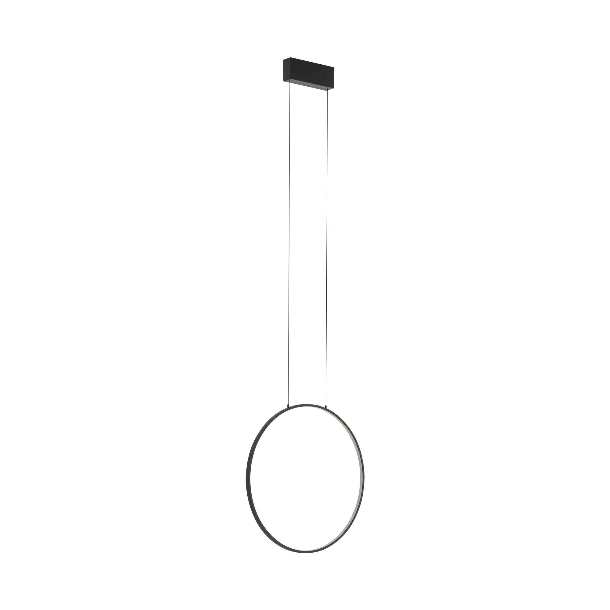 Závesná lampa Nowodvorski Circolo Led čierna spálňa 140 cm moderná