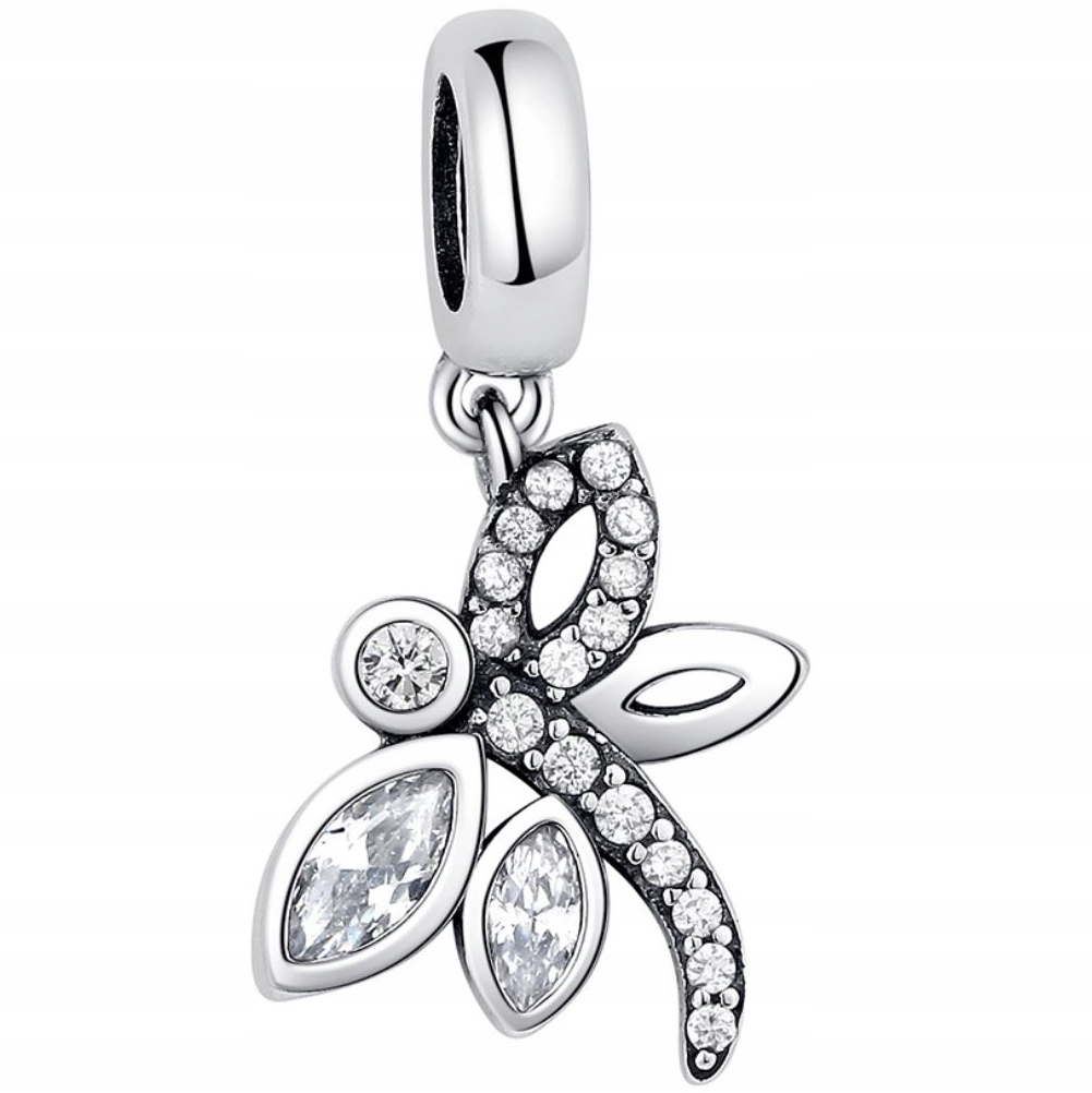 

Charms Koralik Zawieszka Bransoletki Ważka srebro